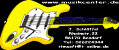 Musikladen-Inhaber: J�rgen Schl�ffel - Rheinstr. 22 - 56170 Bendorf Tel: 026224344